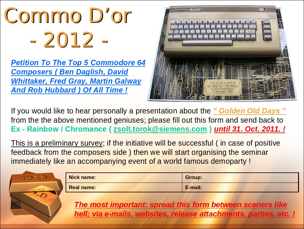 Commo D'or 2012